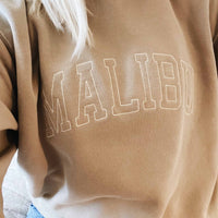 MALIBU Vintage Embroidered Crew