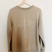 MALIBU Vintage Embroidered Crew