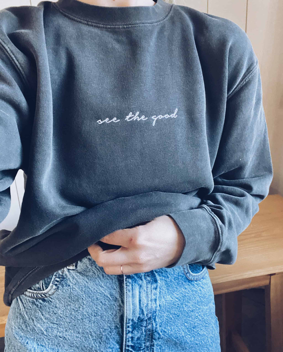 See the Good | Vintage Embroidered Crew