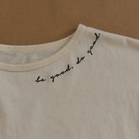 be good. do good embroidered t-shirt