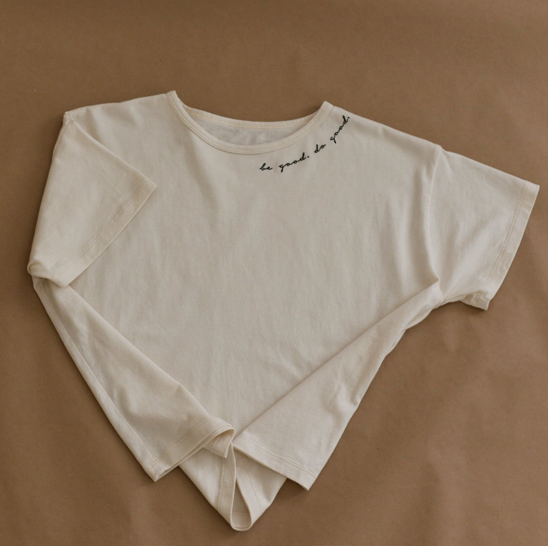 embroidered organic cotton t-shirt