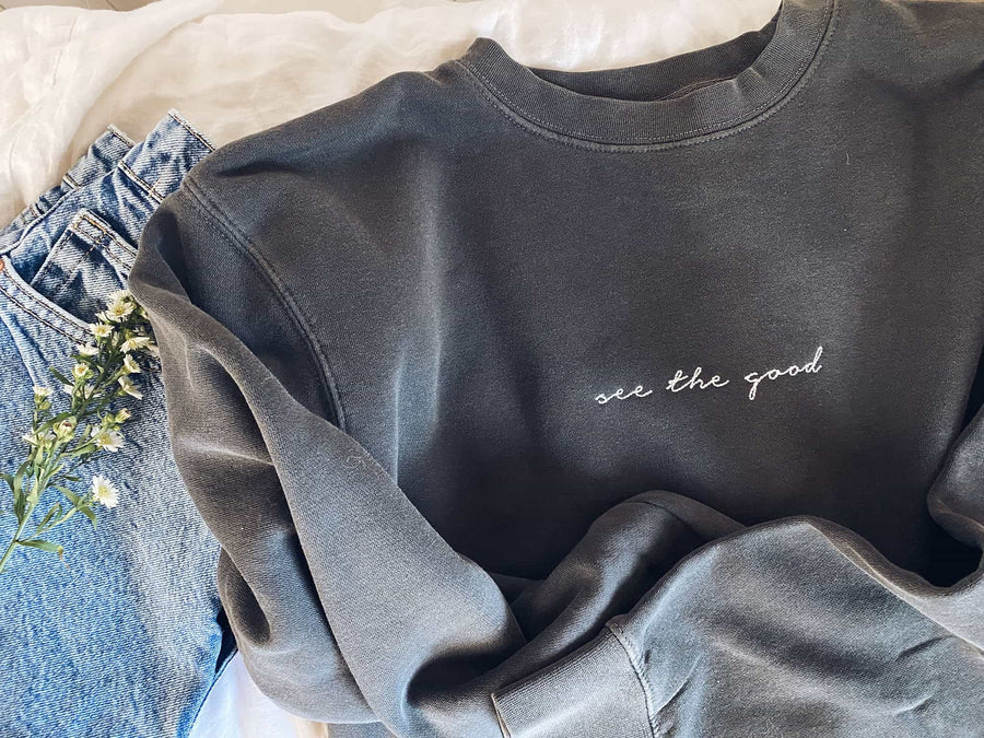 See the Good | Vintage Embroidered Crew