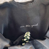 See the Good | Vintage Embroidered Crew